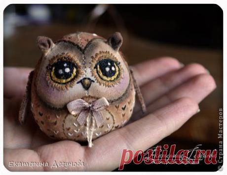 Кофейная СОВУШКА в клетке. Мастер-класс