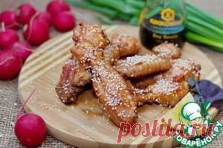 Куриные крылышки в духовке - кулинарный рецепт