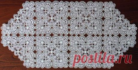 Advanced Embroidery Designs - FSL Battenberg Princess Marie Lace Table Runner