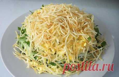 Салат «Диер» - это одно из наиболее известных блюд узбекской кухни