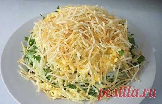 Салат «Диер» - это одно из наиболее известных блюд узбекской кухни