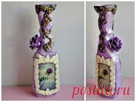 TUTORIAL, vaza cu portelan si decoupage - TUTORIAL, porcelain vase and decoupage