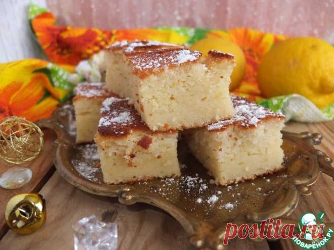 Лимонный пирог Кулинарный рецепт