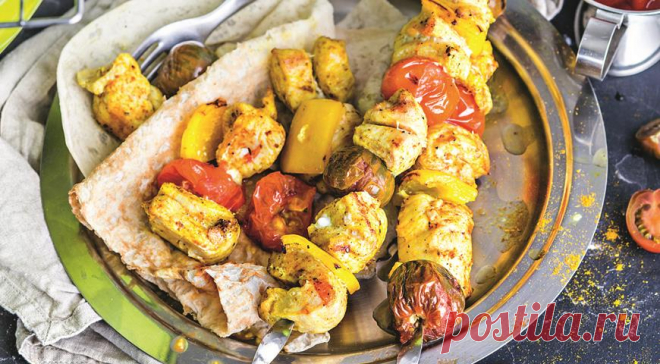 Шашлык из куриной грудки на мангале, пошаговый рецепт с фото