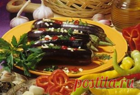 Вкусные закуски из баклажан.