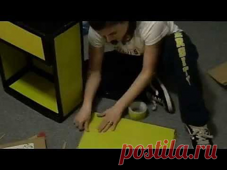 ***Мебель из картона,функциональный столик***.