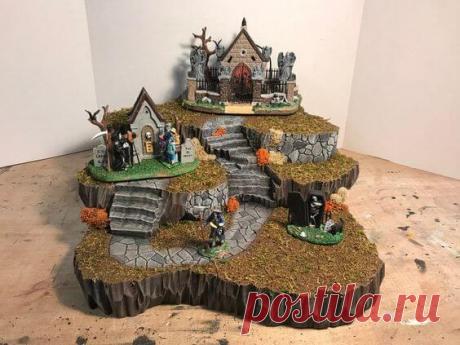 Диорамные интерьерные композиции на Хэллоуин - Planetalsad