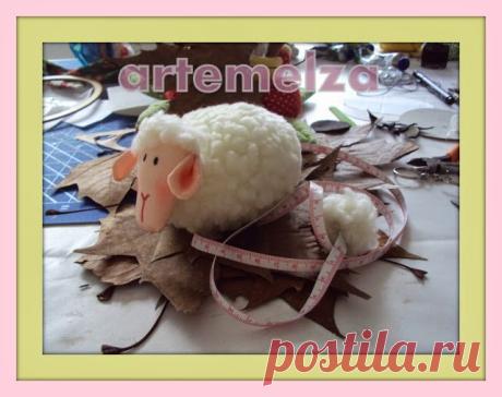 Eu Amo Artesanato: Ovelhinha métrica.