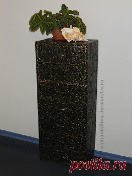 Мастерим высокий комод из картона - Ярмарка Мастеров - ручная работа, handmade