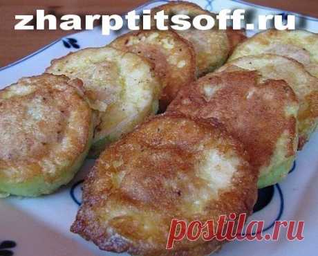 Кабачки в кляре с птичьим мясом