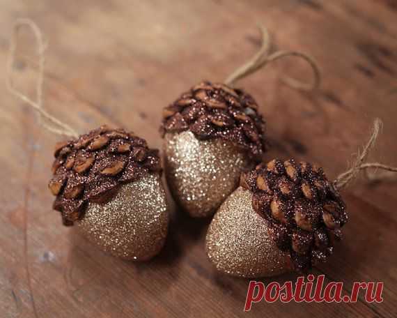 Чудеса из шишек и желудей: 2 мастер-класса и куча идей! » Женский Мир