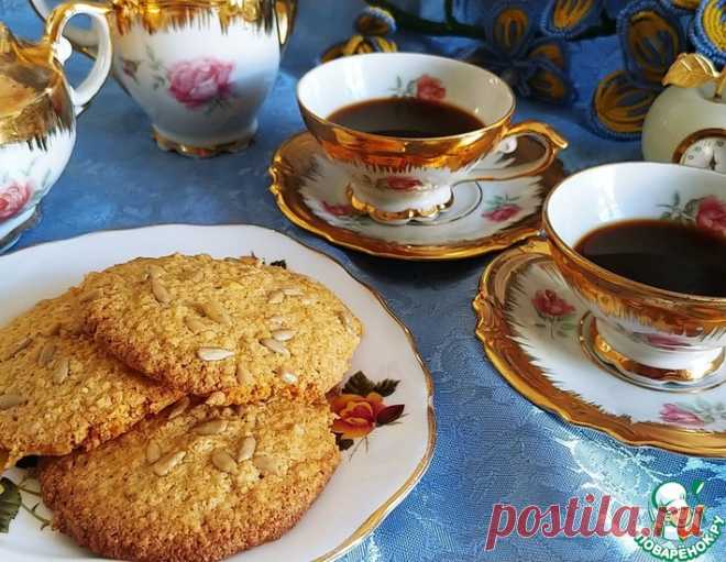 Кукурузно-овсяное печенье с семечками – кулинарный рецепт