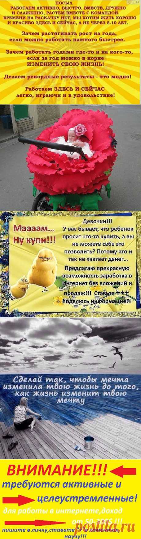Людмила БойкоСРОЧНО НАБИРАЮ СОТРУДНИЦ ДЛЯ РАБОТЫ ЧЕРЕЗ ИНТЕРНЕТ. НА 2-3 часа в день, выход с ПК или ноутбука. ДОХОД БЕЛЫЙ, НА - СЧЕТ В БАНК,ОФОРМЛЕНИЕ ОФИЦИАЛЬНОЕ, покупок/денег для входа не нужно. Ставьте + в комментариях и класс.Расскажу подробности.