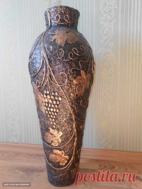 Ваза напольная Виноградная лоза купить в Беларуси HandMade, цены в интернет магазинах