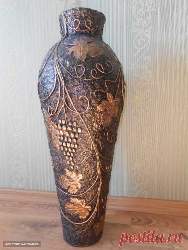 Ваза напольная Виноградная лоза купить в Беларуси HandMade, цены в интернет магазинах