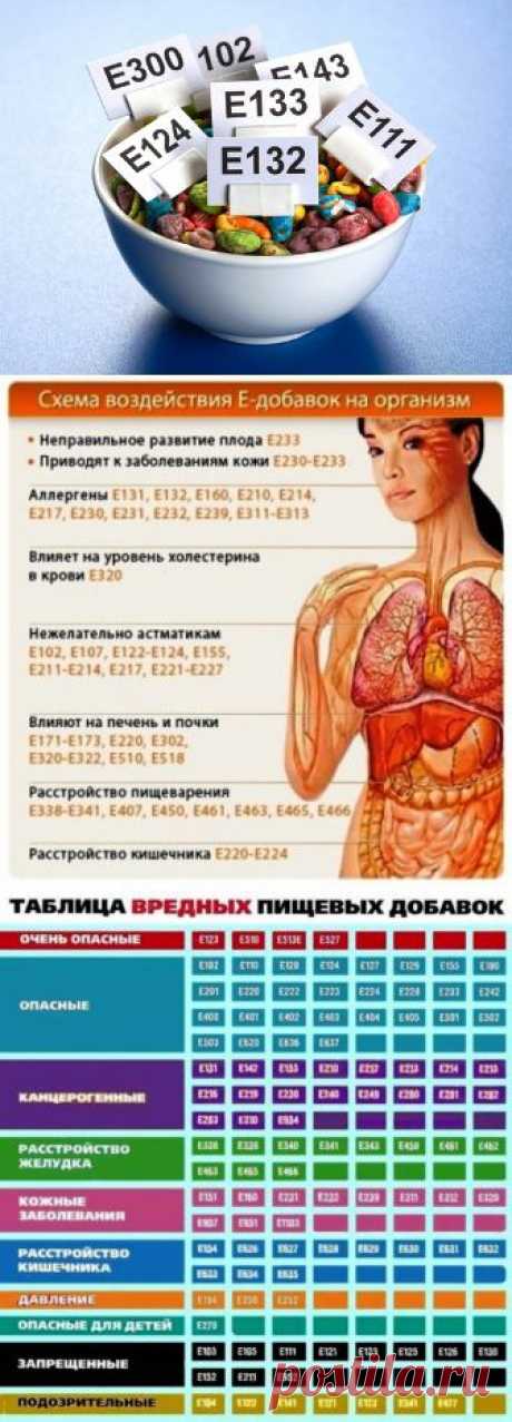 (+1) тема - Описание и расшифровка пищевых добавок | МОЙ ДОМ