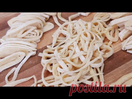 Домашняя лапша которая не разваривается! Homemade noodles !