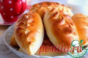 Пирожки печеные с картофелем - кулинарный рецепт