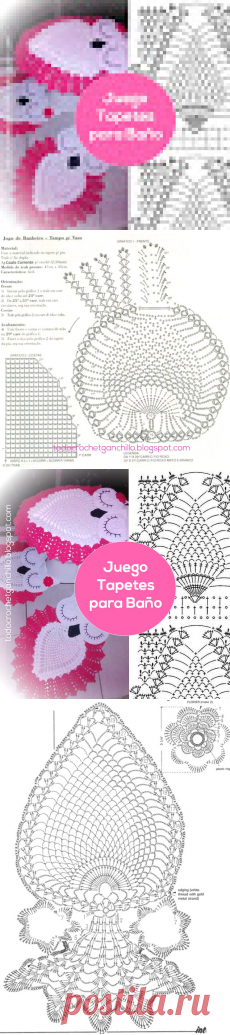Игры Коврики для Ванной / пошаговое руководство | Все крючком