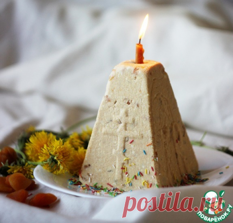 Карамельная творожная пасха Кулинарный рецепт