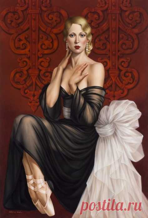 ✿ღ✿Художник Catherine Abel. Красота и нежность в стиле Арт-Деко✿ღ✿