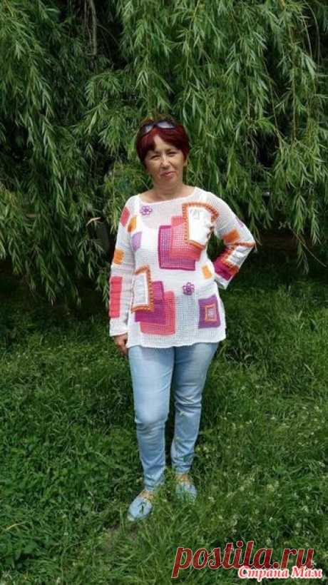 Туника в стиле пэчворк - Вязание - Страна Мам