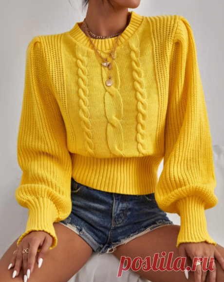 Маленький джемпер от Шайн, который не обязательно вязать маленьким | Тепло о вязании | Яндекс Дзен