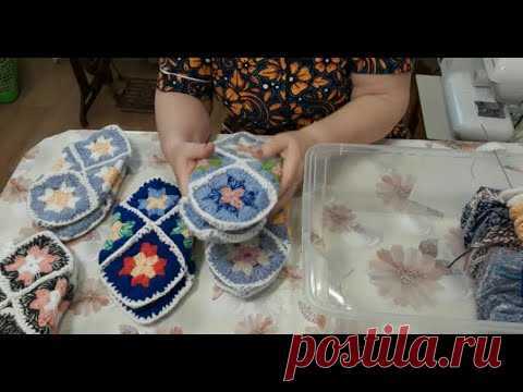 Как рассчитать размер  бабушкиных квадратов для следков.