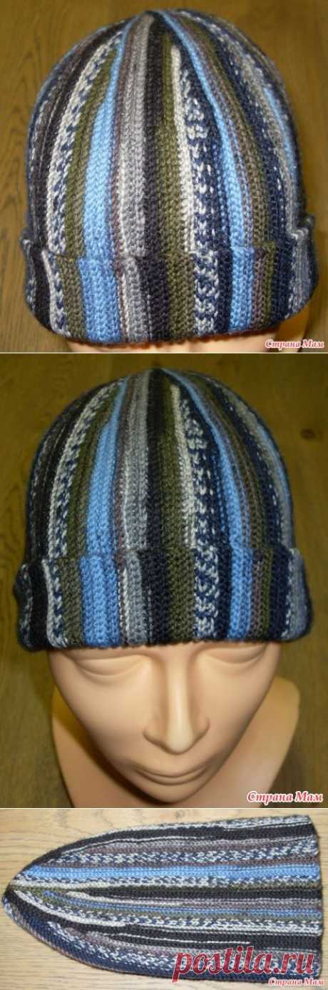 Шапка крючком в технике slip stitch crochet  (cоединительными столбиками) - Вязание - Страна Мам