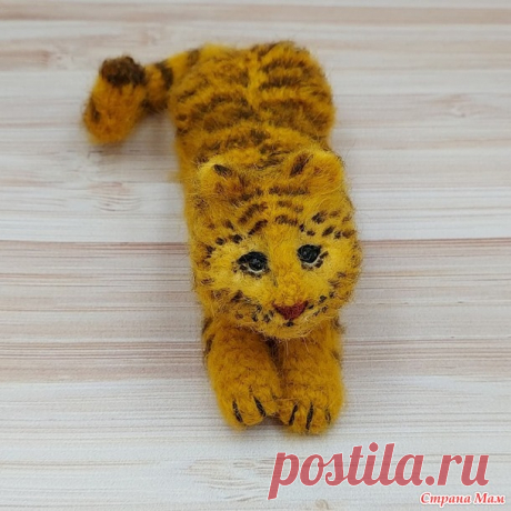 Резвый тигрик (авторский МК Светланы Кононенко) - Амигуруми - Страна Мам