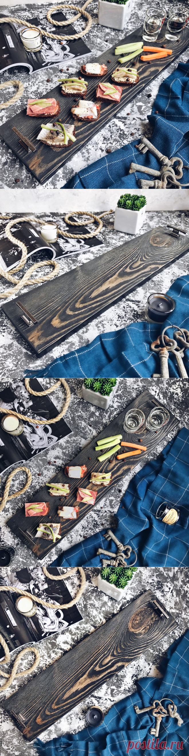 Купить деревянную сервировочную доску KNECHT от бренда DecorinWood | Mellroot