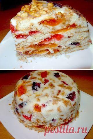 Самые вкусные рецепты: Торт "Битое стекло"