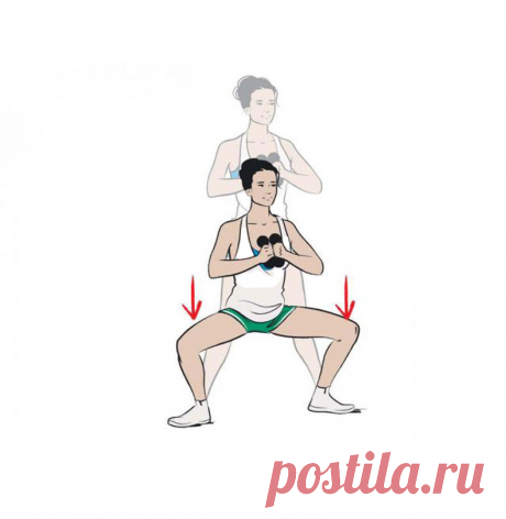 Упражнения для внутренней стороны бедра / Все для женщины