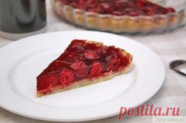 Вишневый пирог из творожного теста - Рецепты пользователя Edel Weiss - Daily-menu.ru