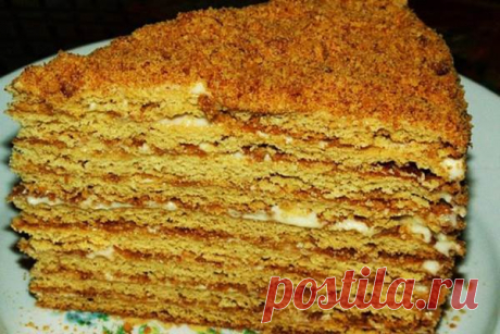 Торт медовик — классический рецепт с заварным кремом