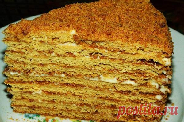 Торт медовик — классический рецепт с заварным кремом