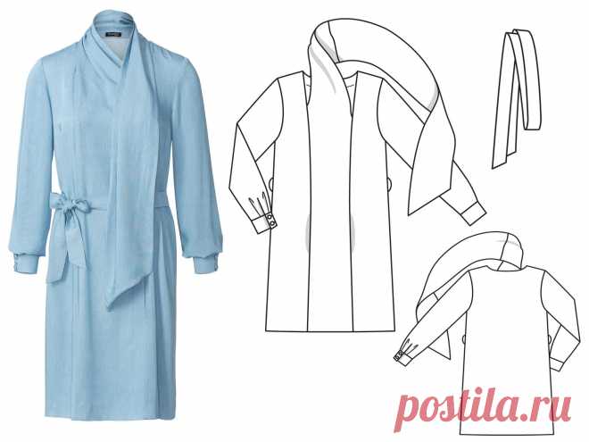 Технические рисунки Burda Style 1/2022 — Мастер-классы на BurdaStyle.ru