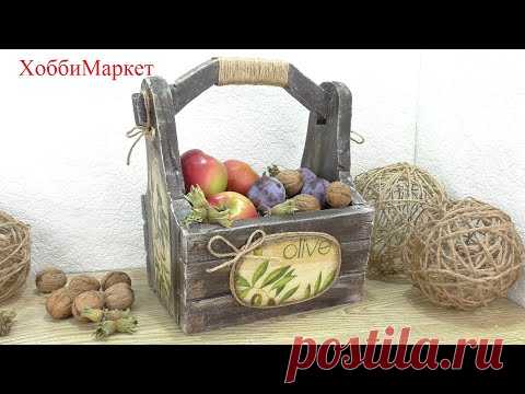 Сделаем ящик своими руками в стиле 