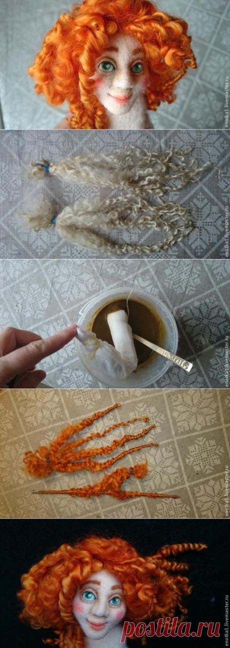 Окрашивание шерсти хной - Ярмарка Мастеров - ручная работа, handmade