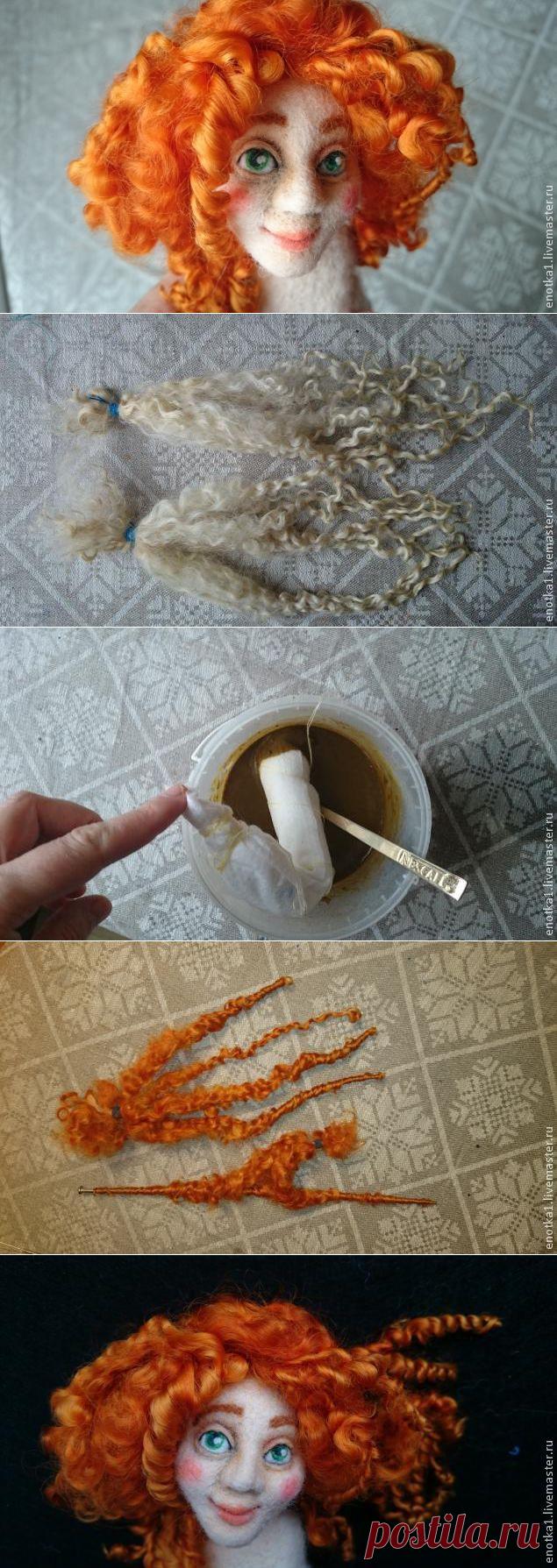 Окрашивание шерсти хной - Ярмарка Мастеров - ручная работа, handmade