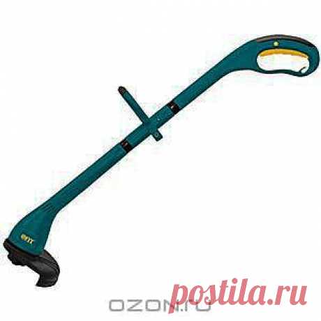 Электрический триммер FIT - легкий инструмент, при помощи которого можно подравнять траву на приусадебном участке, возле садового домика. В качестве режущего элемента используется леска.