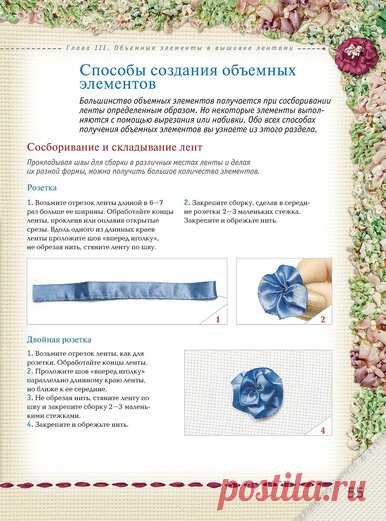 Вышивка лентами.Самый полный и понятный самоучитель — Yandex.Disk