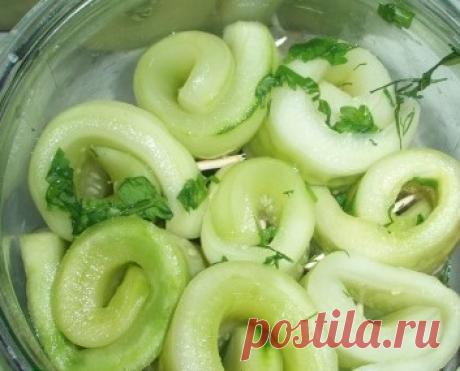 Тёщины язычки из переросших огурцов