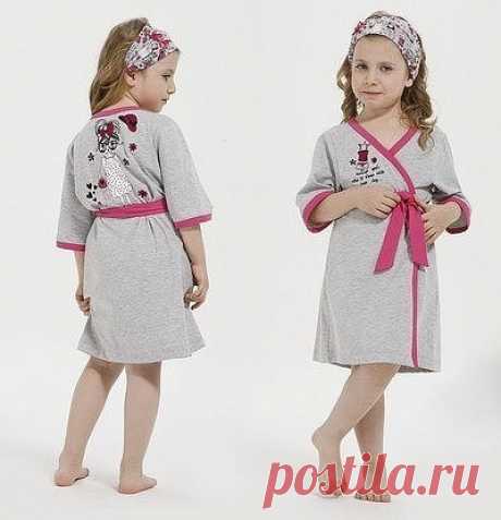 Выкройка махрового халатика для девочки
#portnishka #детские_выкройки