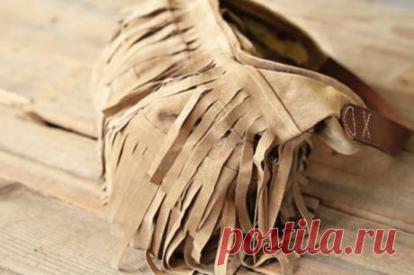 Сумка а-ля ковбой из старых штанов / KNITLY.com - блог о рукоделии, мастерклассы