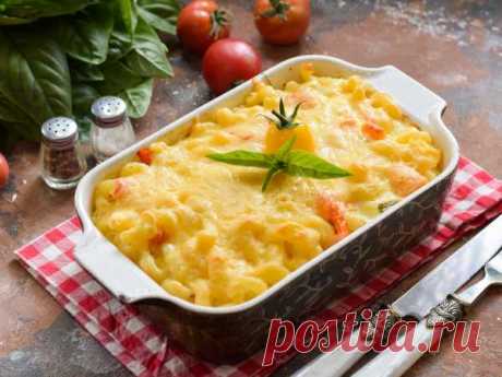Запеканка из макарон с помидорами и сыром — рецепт с фото пошагово