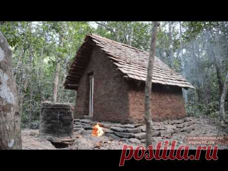 Primitive Technology: Tiled Roof Hut