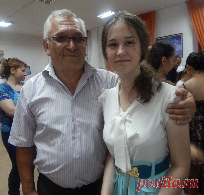 С Машенькой Полянинлй. 2015 г.