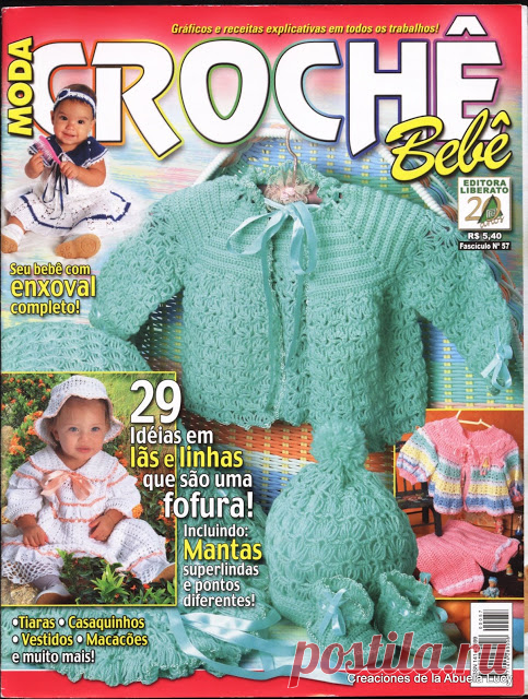 butterflycreaciones / fanaticadel tejido: Moda crochè bebè