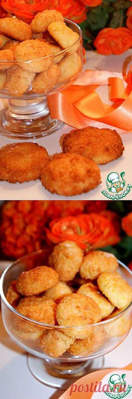 Кокосовое печенье с апельсиновым ароматом - кулинарный рецепт